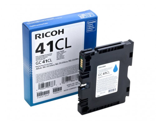 RICOH GC-41CL gel cartridge cyaan low capacity 400 pagina s 1-pack