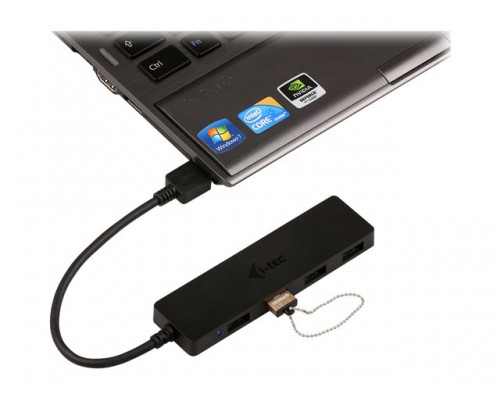 I-TEC USB 3.0 Slim Passive HUB 4 Port without power adapter ideal for Notebook Ultrabook Tablet PC